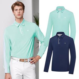 비티알 남성 아이스본 통기성 골프 긴팔 냉감 티셔츠 2141TB109M