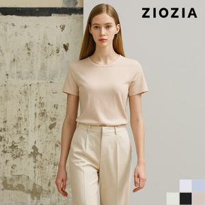 [지오지아 여성] 여성 수피마 코튼 반팔 티셔츠 (AFD2TR1101)