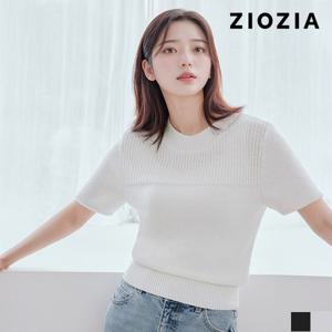 [지오지아 여성] 여성 모크넥 변형 조직 캐주얼 니트 (AFD2ER1104)