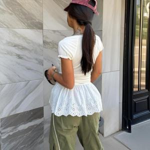 [다잇템]여자 랩치마 리본 스트랩 코디 미니스커트