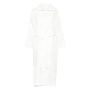 이세이미야케 여성 화이트 트렌치코트 IM56FA551 05