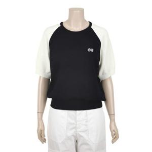 [지프]여성 썸머 부클사 라글란 배색 반팔 니트PLO (JP0KTF023)