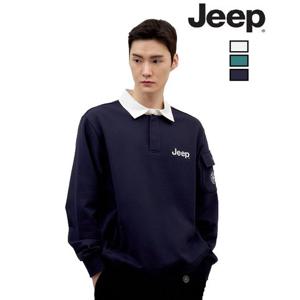 [지프]남여공용 루즈핏 카라넥 맨투맨티셔츠 (JO1TSU811)