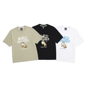 N252UTS905 트레져 컨셉 크루 그래픽 세미오버핏 반팔 티셔츠 3종 택1