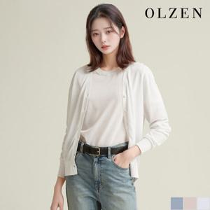 [올젠 여성] 브이넥 버튼 가디건 (ZLD2EC2101)