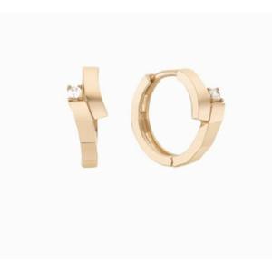 [로이드] 주문제작 두줄 메탈 볼륨 14k 귀걸이 LOFL1085G