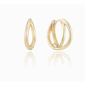 [로이드] 주문제작 더블 라운드 14K 원터치 귀걸이 LOFO3019G