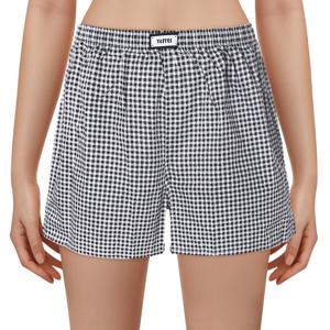 [예스][여성트렁크] 체크 무늬 면원단 팬티 YSWTA442