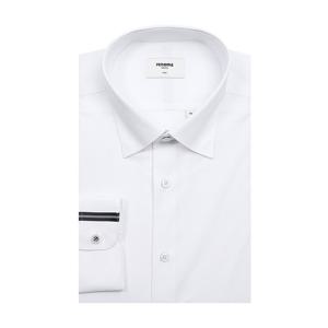 [레노마] 폴리 스판 평직 슬림핏긴팔셔츠 ROSSL1102화이트