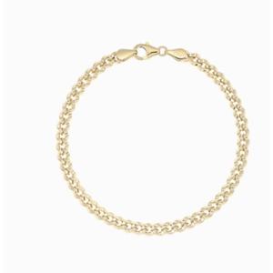 [로이드] 주문제작 이태리체인 볼륨커브 팔찌 LWB24034G