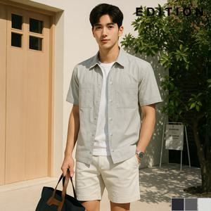 [에디션] 폴리 반소매 셔츠 (NED2WC1953)