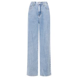 샵앤) 여성 사계절 4사이즈 3기장 연청 세미 와이드 데님 팬츠 INT-WPT-20530-롱