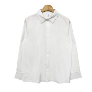 새틴실크블라우스 새틴블라우스 오피스하객룩(화이트)