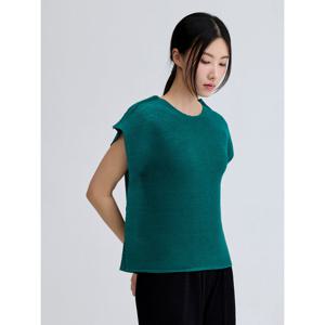 [플리츠미][플리츠미] 사각 플리츠 스퀘어 티셔츠_PPTSM125018