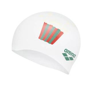 아레나  팝콘 롱헤어 실리콘수모(A5AC1AC14WHT)