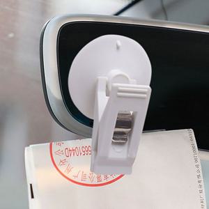 차량용 집게걸이 다용도 흡착식 종이집게 2P DD-12