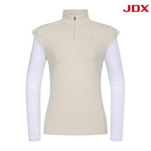 JDX 세이브존07 여성 셔링 소매 티셔츠 X1TLW6402LI