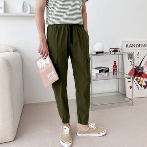 [모로엠] 남성 스판 베이직 카고포켓 여름바지 DMS-PTA-Q4128971