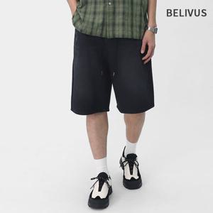 남성 데님 밴딩 워싱 청반바지 BBJ112