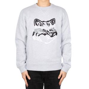 메종키츠네 빅폭스 프린팅 맨투맨 그레이 GM00339KM0017