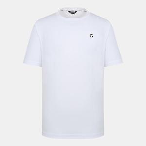 테일러메이드 남성 빅로고 라운드 반팔 티셔츠