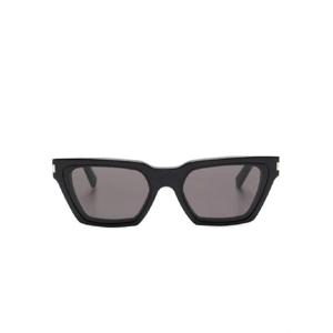 생로랑 인그레이빙 로고 캣아이 프레임 선글라스 SL633CALISTA