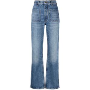 산드로 하이웨이스트 스트레이트 진 SFPJE00460