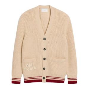 AMI Paris 골지 가디건 E25UKC168KN0068