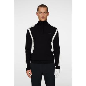 제이린드버그 남성골프웨어 FW 켄드릭 집업니트 골프 스웨터 블랙 GMKW11848