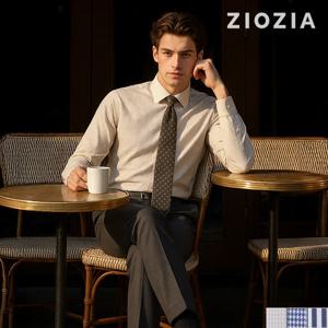 [지오지아] 히든 스냅 레귤러 카라 드레스 셔츠 (ABD5WD1103)