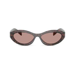 프라다 톨토이즈셸 효과 타원형 선글라스 PR26ZS17N60B