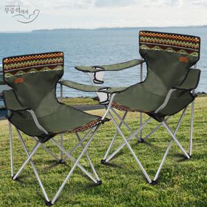 마지막 세일 슬리온 벤치형 접이식의자 매트 휴대용 캠핑 간이