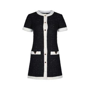 발렌티노 발렌티노 블랙 미니 원피스 2003357