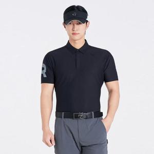 테일러메이드 남성 로고 카라 반팔 티셔츠