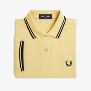 [G3600] 트윈 팁 프레드페리 셔츠 - 챔피언스골드/블랙 (Y70) AFPF2513600-Y70