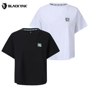 [블랙야크] 히말라야 여성 세미크롭 반팔티 1BYRTMU503