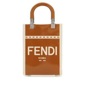 FENDI 투톤 캔버스 미니 선샤인 핸드백 8BS051ANT7 F1LG2