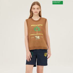 베네통 달리 블라우스 BABL67431