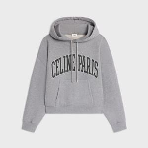 셀린느 후드 티셔츠 2Y65G670Q09BQ GREY MELANGE NAVY STONEWASH