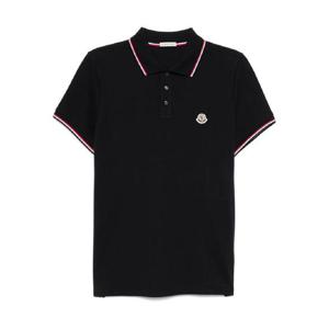 몽클레어 로고 패치 폴로 셔츠 K10918A70300K