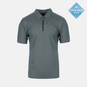 남성 골프웨어 쿨링 스판 반집업 티셔츠 BBLT044