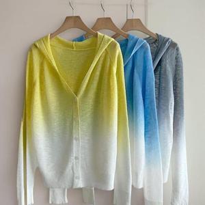 [다잇템]여자 후디 비스코스 롱슬리브 빅사이즈 가디건