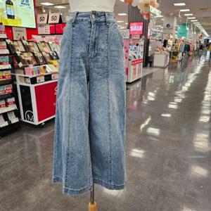 스테파니 HC07 아이스 절개9부 데님 팬츠 A25DM5218