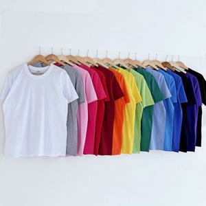 반팔 면티 티셔츠 기본 라운드 무지 단체티 30수