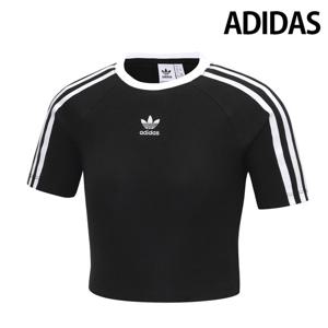 아디다스 여성 반팔티 3S 베이비 티 블랙 IU2532