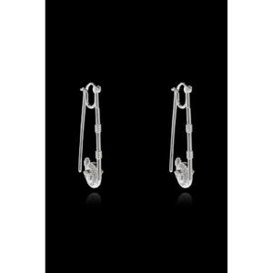 베르사체 안전핀 모양 귀걸이 10205661A00620 3J030 TP940791386