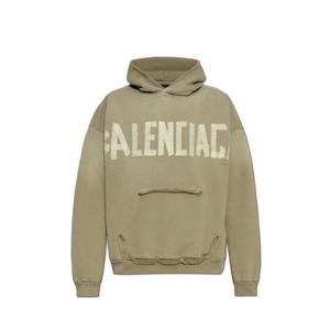 발렌시아가 테이프 타입 찢어진 포켓 후드티 744441TQVA9 2942 TP934532855