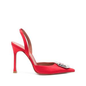 25 FW Amina Muaddi 카멜리아 펌프스 105mm CAMELIASLING105 TP437452608