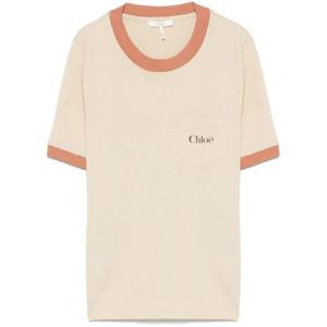 25 FW 끌로에 로고 프린트 티셔츠 CH25UJH04187 TP436517239