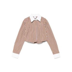 25 FW 카사블랑카 코튼 스트라이프 셔츠 WS25SH16401 TP437576704